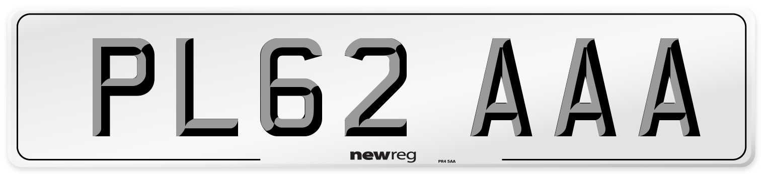 PL62 AAA Number Plate from New Reg